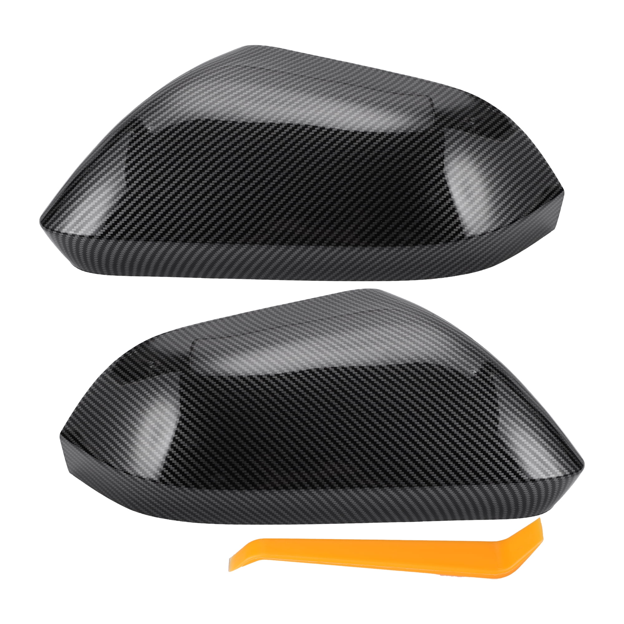 For 2011-2016 Scion TC 2x Rearview Side Mirror Cover Wing Cap Trim Add on Carbon
