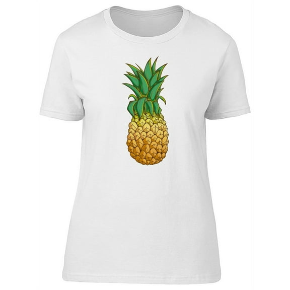 Cool Exotic Pineapple Fruit T-Shirt Women -Image by Shutterstock, Female Large