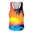 thumbnail image 3 of BRGZLK Surf Tank Tops for Men Print Round Neck Thin Straps Backless Regular Summer Funny Beach Sports Vest D XXXL, 3 of 4