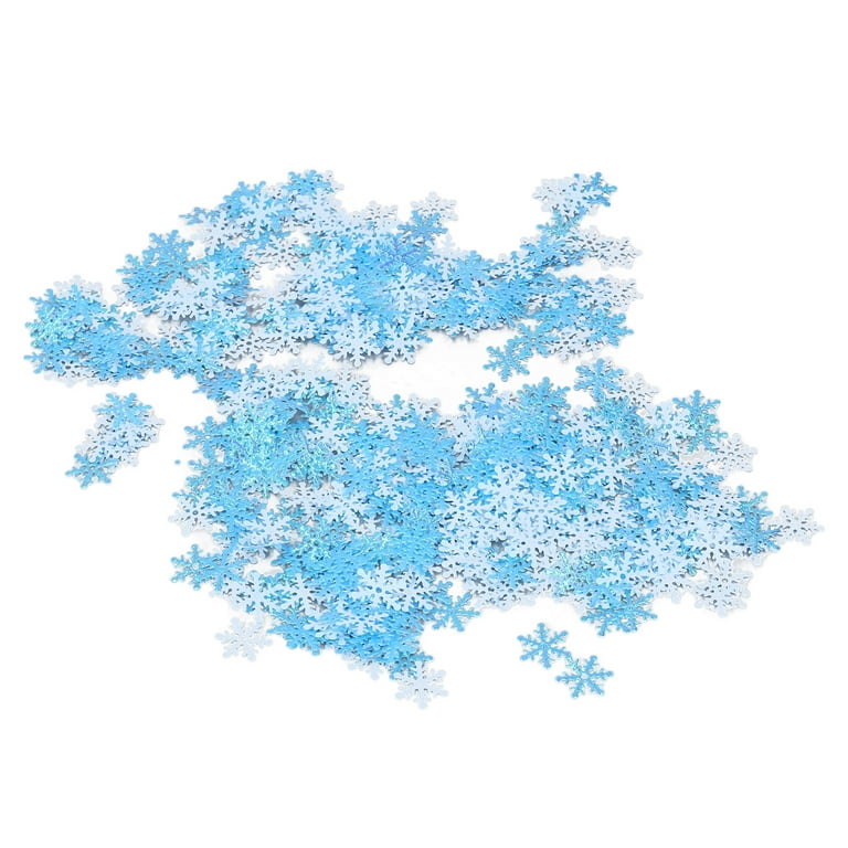 1000pcs Snowflakes Confetti Decorations For Christmas Winter