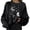 11-Black705, variant on SONXAHE Cosmic-Print Sweatshirt for Women Oversized-Cut Boho Casual Crew Neck Pullover