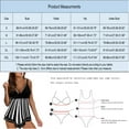 thumbnail image 3 of QYZEU 2 Piece Swimsuit for Women Tankini V Neck Bikini Tops Swim Suits for Women Printing Tankini Swimsuit Two Piece Bathing Suits with Shorts Athletic Swimdress Black S, 3 of 5