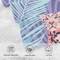 thumbnail image 3 of Coolnut Pink Cheetah Patterned Hand Towels 2 PCS, Cotton Bath Towel for Drying Face Hands Body Decorative Water Absorbent Lightweight Towels for Bathroom Ktichen Travel Gym, 16"x28", 3 of 6