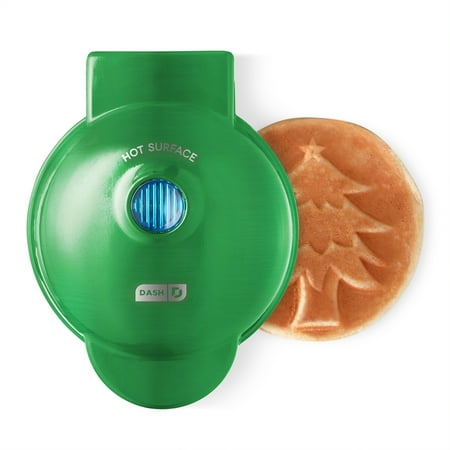 Dash Christmas Tree Electric Mini Waffle Maker, Non Stick
