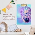thumbnail image 6 of FMSHPON Zodiac Aquarius Clipboard Hardboard Wood Nursing Clip Board and Pull for Standard A4 Letter 13x9 inches, 6 of 7