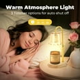 thumbnail image 5 of Sanmadrola Candle Warmer Lamp Wax Melt Warmer with Timer Dimmable, Birthday Gifts for Women Mom, House Warming Gifts New Home Decor for Jar Candles with 2 Bulbs Gift Box Packing, 5 of 8