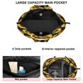 thumbnail image 3 of Black Yellow Sunflower Pattern Travel Tote Bags for Women Carry On,Large Weekender Bags for Women Travel,Multi Functional Duffle Bag for Work,Shopping,Sports, 3 of 5