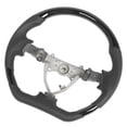 thumbnail image 1 of Car Flat Bottom Steering Wheel ,ABS Material Hydro Dip Steering Wheel Perforated Leather Flat Bottom Black Stitching Rplacement for FJ Cruiser 2007 to 2017, 1 of 7