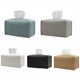 thumbnail image 4 of Modern PU Leather Tissue Box Creative Cute Creative Napkin Case Car-Carrying Toilet Home Bathroom Tissue Case, 4 of 6