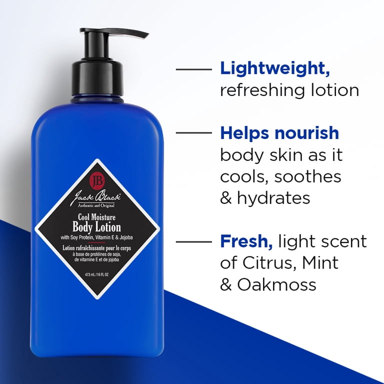 Jack Black, Cool Moisture Body Lotion, 16 fl oz, Hydrating