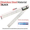thumbnail image 2 of Goniometer Electronic Protractor Digital Gauge Angle Measurement Tool Multi Angle Ruler Woodworking Tools Meter Angle Finder 360 ,Long Lasting, 2 of 5