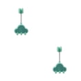 thumbnail image 1 of Monstrate Soporte de cabezal de ducha con ganchos Soporte de baño autoadhesivo para montaje en pared Base de boquilla para el hogar sin perforaciones Verde claro 2piezas Monstrate CBP207448, 1 of 5