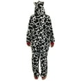 thumbnail image 2 of Just Love Adult Bodysuit with Animal Prints / Pajamas (Cow, X-Small), 2 of 6
