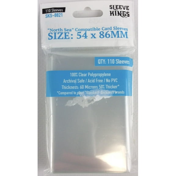 Sleeve Kings: North Sea Compatible Sleeves (54x86mm) (110)