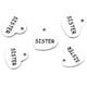 thumbnail image 4 of 5 uds. de abalorios de palabras, suministros para manualidades, colgantes de , abalorios, colgantes para manualidades, hallazgos de joyería, HERMANA, 4 of 6