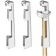 thumbnail image 1 of Billiard Cue Clamp 3 Pcs Pool Cue Tip Clamp Alloy Cue Stick Tip Repair Kit For Billiard Table Cue T Banmo, 1 of 5