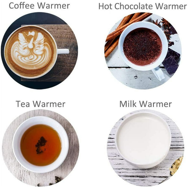 Mug Warmer, Coffee Mug Warmer for Desk, Cup Warmer with 3 Temperature  Setting for Coffee, Milk, Tea, Chocolate, Beverage