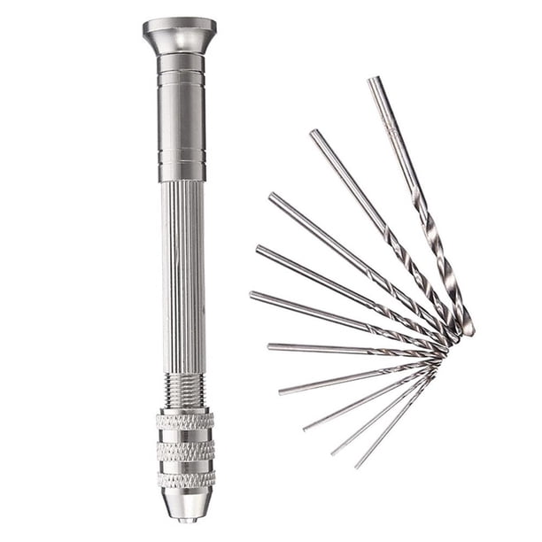 Drill Twist Micro Hand Carpintería Herramientas de perforación Manual Bit Kit (B)