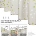 thumbnail image 2 of Deconovo Waterproof Fabric Shower Curtain for Bathroom, Gray with Green, 72W x 78L Inch, Easy to Clean Original Design, Modern Bathroom Decor, 2 of 8