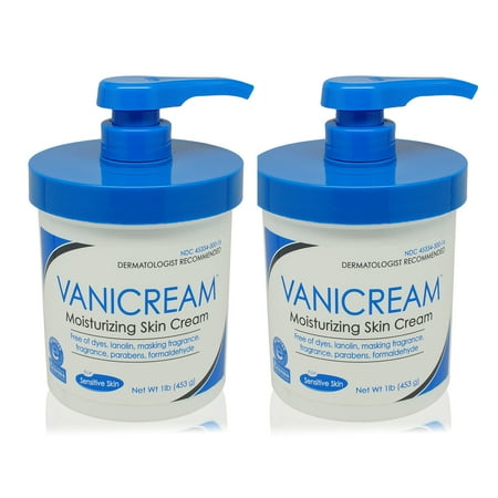 - Vanicream Moisturizing Skin Cream with Pump Dispenser 1 Pound (Pack of 2)