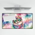 thumbnail image 4 of Hippie Ragdoll Portrait Watercolor Tie-Dye Vintage Styles Desk Mat Full Keyboard Mouse Pad Cat Lover Kitten Owner Gifts Idea Large Mousepad - 00014, 4 of 5