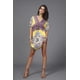 thumbnail image 3 of Tamaño Más Playa Encubrimiento Vestido De Tirantes De Seda Vestido Suelto Xl Amarilla De La Mujer Sunnimix Tallas grandes, 3 of 7