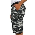 thumbnail image 5 of G-Style USA Men's Relaxed Fit Belted Camo Cargo Shorts - Light Gray - 36, 5 of 6