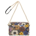 thumbnail image 2 of FORMRS Women Crossbody Purse with Chain Strap Vegan Leather Shoulder Handbag, Beige Flowers, 2 of 7
