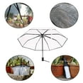 thumbnail image 4 of Transparent Umbrella Automatic Umbrella Rain Women Men Sun Rain Auto Umbrella Compact Folding Windproof Style Clear umbrella,Transparent + black border, 4 of 10