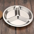 thumbnail image 5 of Harlik 3-Compartment Meal Tray - Durable Cafeteria Lunch Plate for Students - Cooking Utensils, 5 of 9