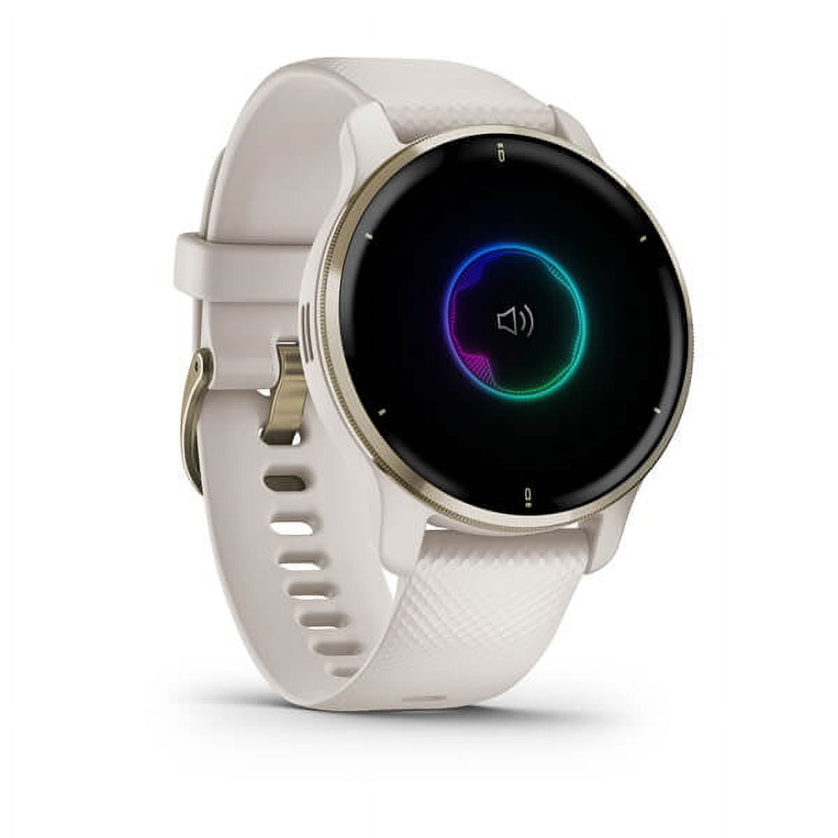 Garmin Venu 2 Plus GPS Smartwatch - Slate Bezel with Black Case 