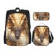 thumbnail image 1 of Disketp Golden Horned White Dragon Mochila Estampada de Gran Capacidad con Lonchera y Estuche, Set de 3 Piezas para Estudiantes, 1 of 7