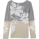 thumbnail image 2 of Calvin Klein suéter de intarsia para mujer, gris, extragrande, 2 of 2
