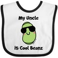 thumbnail image 3 of Inktastic Cool Beans Uncle Boys or Girls Baby Bib, 3 of 4