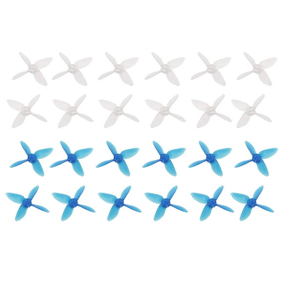 12 Pairs EMAX AVAN Micro 2 Inch 4-blade Transparent Propellers CW CCW for 1106 1104 Motor