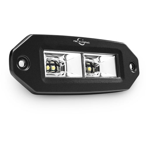 2Pack MICTUNING 5.6" LED Pods Spot Flood  55W LED Light Bar Off Road Work Light