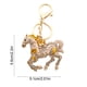 thumbnail image 3 of Cute Ponys Junma Racehorse Car Keychain Bag Accessory Pendant Small Gift, 3 of 6