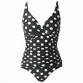 thumbnail image 4 of WILLBEST Trajes de Baño Mujer Dos Piezas Bañador Push Up Con Cuello En V Para Mujer, Tirantes Ajustables, Diseño de Volantes, Traje de Baño Para Playa, Piscina, Verano, 4 of 6