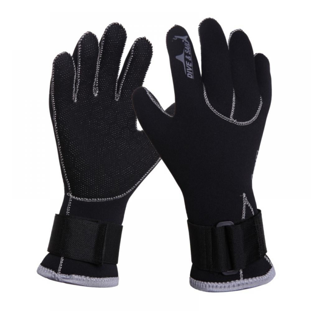 1Pair Diving Gloves Neoprene Anti Slip Flexible Wetsuits Five Finger Gloves for Snorkeling Swimming Surfing Sailing Kayaking Diving