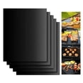 thumbnail image 1 of Alfombrilla para parrilla resistente al calor, revestimiento antiadherente para horno para cocinar a la parrilla, reutilizable, apta para lavavajillas, se corta a medida para una limpieza fácil, 1 of 3