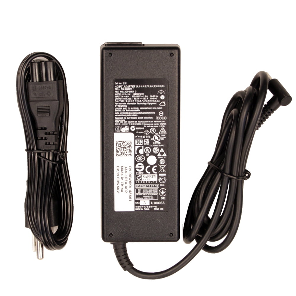 Dell Original Genuine 90W 19.5V AC Adapter Charger Power for Inspiron 15 17 