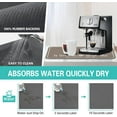 thumbnail image 5 of Coffee Bar Mat for Countertops 19inx12in,Absorbent Hide Stain Anti-Slip Cafe Bar Accessories Fit Under Coffee Machine Mat,dish drying mats for kitchen, 5 of 8