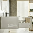 thumbnail image 5 of EVIVA Nets 32 Inch Natural Oak and White Wall Mount Modern Bathroom Vanity, 5 of 5