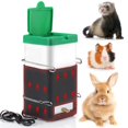 thumbnail image 1 of 32 oz Heated Rabbit Water Bottle - No Drip Bunny Water Feeder Dispenser - Constant Temperature - Prevent Water Freeze - Ideal for Hamster, Gerbil, Guinea Pigs, Mouse, Rats - Small Animal Pet Cage, 1 of 4