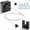Black, variant on GMOX Heavy Duty Retractable Clothesline, 15.7 Ft Wall Mounted Indoor Outdoor Laundry Line, 44 Lbs Capacity, Grey