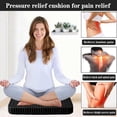 thumbnail image 4 of Innovative Gel Seat Cushion, Seat Cushion for Pressure Relief for Back, Hip, Sciatica, Tailbone Pain, Large and Thick, Used for The Office, Wheelchair, Recliner, Car, Truck, Stadium. (Black), 4 of 4