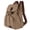 Khaki, variant on Omlopp Canvas Fashion Backpacks Purse Casual Outdoor Shopping Daypacks Sports Rucksack Hiking Travel Multipurpose Bag Navy Blue