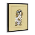thumbnail image 2 of Stupell Industries Cottage Coolest Dog & Sunglasses Black Floating Frame Canvas Art, 17 x 21, by Sadie Harper, 2 of 8