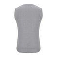 thumbnail image 2 of Wyobmus Mens Casual Wool Argyle Sweater Vest Slim Fit Lightweight Sleeveless V-Neck Knit Pullover Vest White, 2 of 5