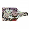 thumbnail image 1 of Tiger Cutting Board, Style Macro Illustration of Strong Jungle Animal Face with Abstract Colors, Decorative Tempered Glass Cutting and Serving Board, in 3 Sizes, by Ambesonne, 1 of 2